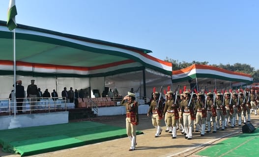 Full dress rehearsal: Students shed sweat, Deputy Commissioner hoisted the tricolor