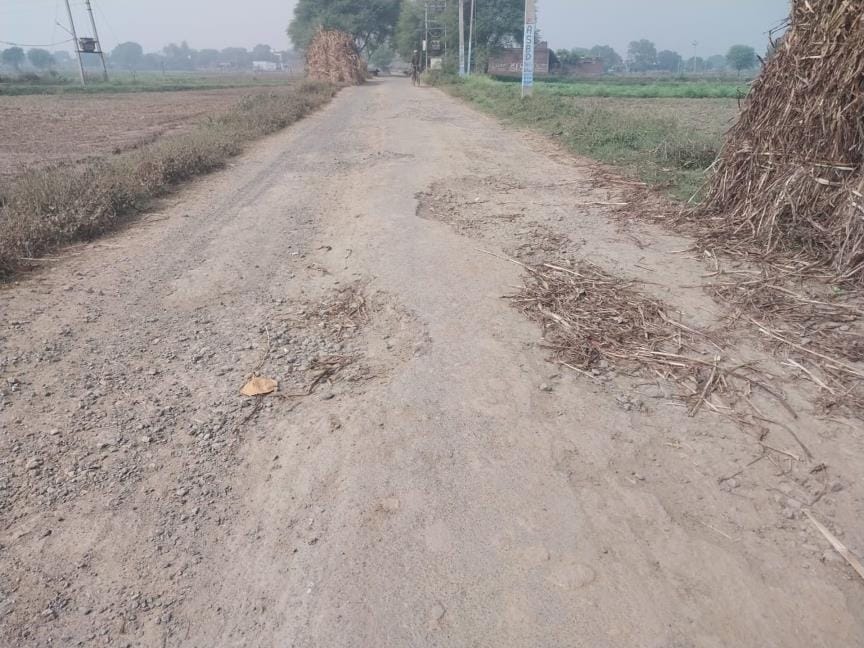 Roads have turned into potholes, causing difficulty in commuting