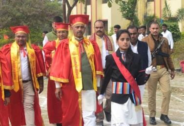 Certificates were awarded to the students in the convocation ceremony