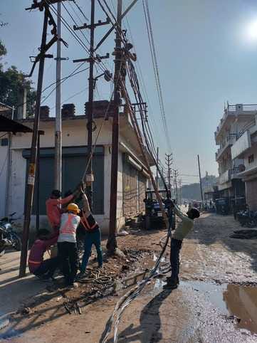 Electricity supply to 500 houses remained suspended for six hours
