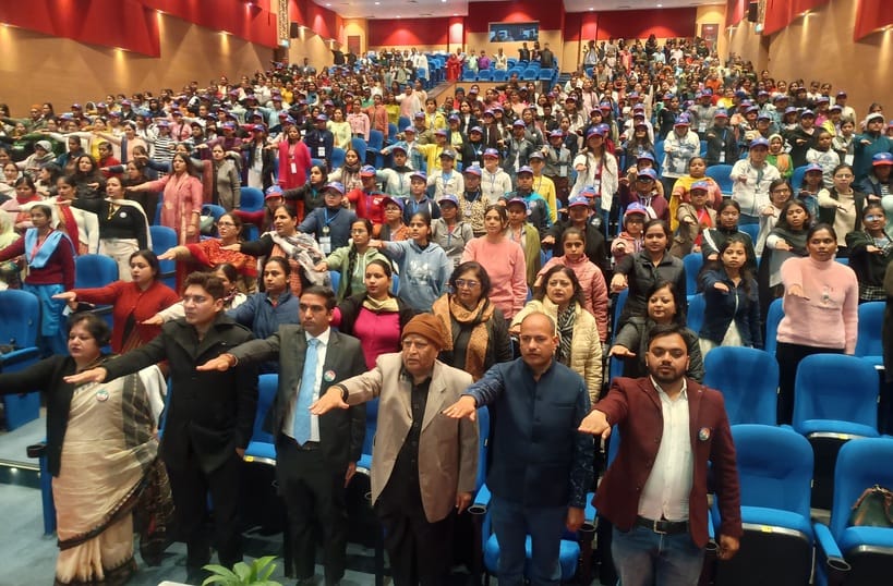 National Voters' Day: Students were administered the oath of voting and the preamble of the constitution