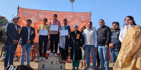 Princy was the best athlete in the sports competition held in the college
