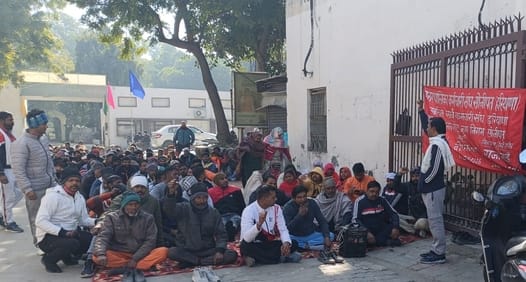 Contract sanitation workers continue their strike demanding salary