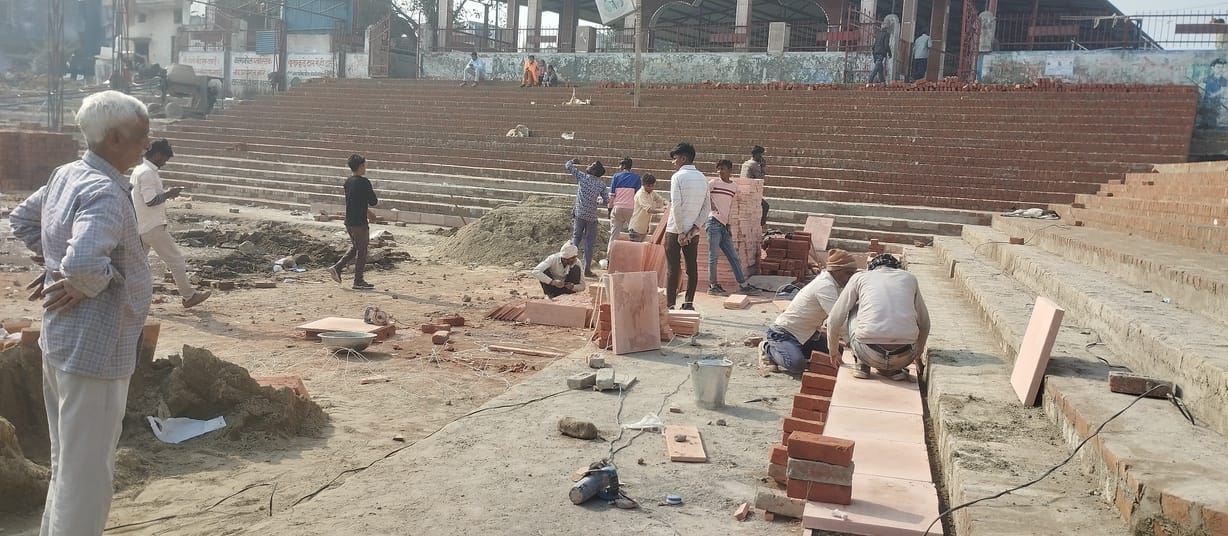 Now stairs will be built on the southern side of Gokarna Tirtha