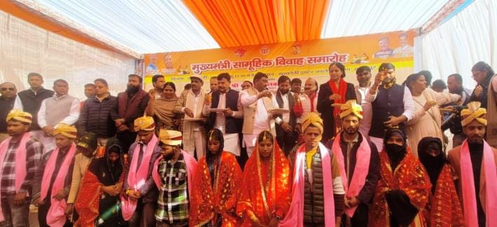 189 couples got married in Hasanpur, minister in charge gave blessings