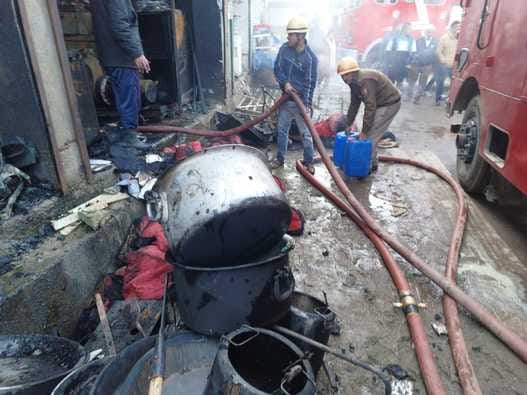 Fire breaks out in tent house in Mandi, 2000 chairs, mats and mattresses all reduced to ashes