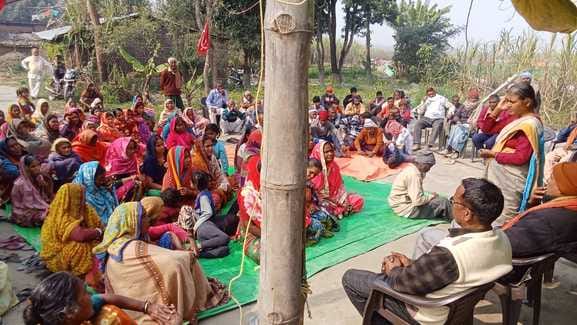 The hunger strike that was going on for 99 days was ended by feeding sweets
