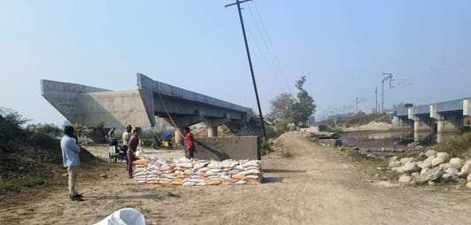 Bridges washed away in floods, budget dried up in the name of repairs