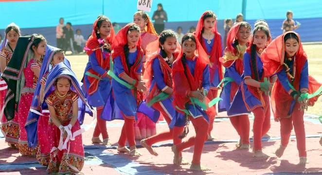 Sung patriotic songs, gave cultural presentation