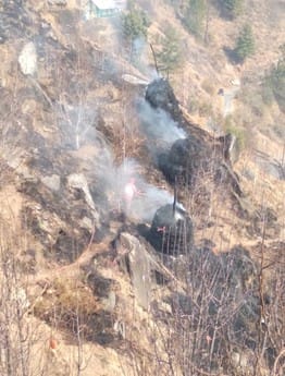 Fire broke out in Samot, fire incident in Rohru, Shimla