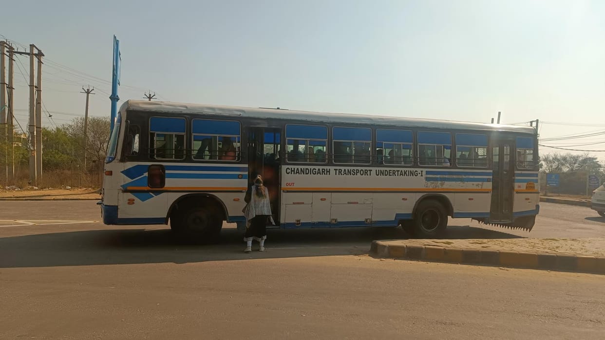 New bus service for Chandigarh started in the afternoon
