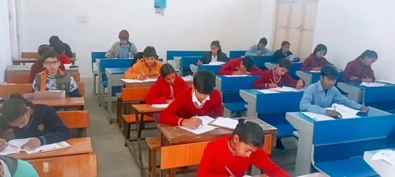 Mission Buniyaad... 169 students appeared for the examination, seven remained absent.