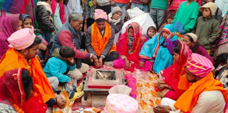 112 couples took seven rounds of fire, marriage of eight was solemnized