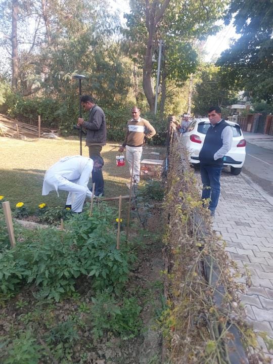 Measurement of Dabra Minor started, 50 illegal parks found in 2.2 km