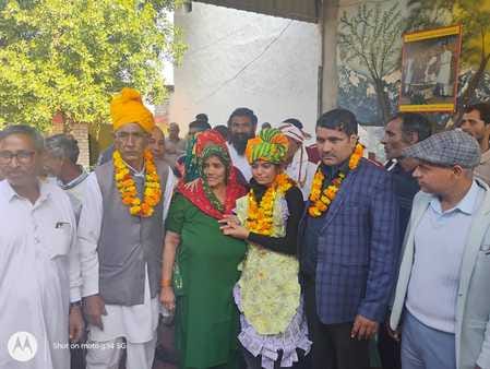 Jiya welcomed on her selection in NDA