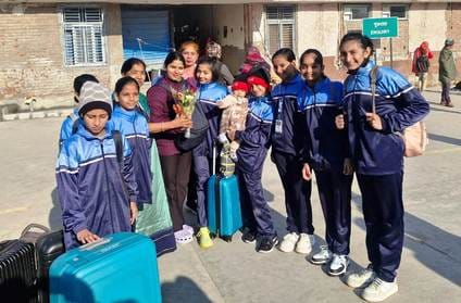 Players leave to participate in School National Games