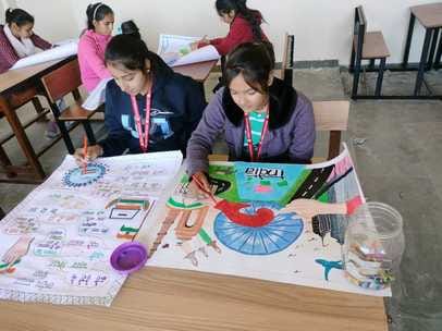 Poster making and slogan competition organized