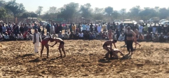 Nimoth Bholu's team first in volleyball competition, wrestlers showed their strength in the wrestling competition