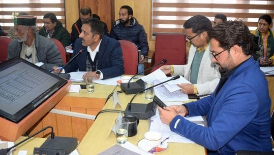 There was a heated argument between the members and the officers on several issues in the meeting of the Zila Parishad