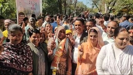 Ujjain News: BJP's Bhanwarbai Chaudhary was elected unopposed president in the district elections