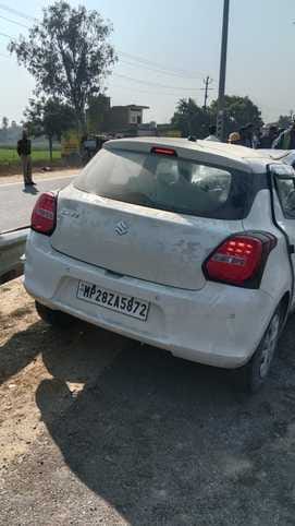 One person died in collision between Swift and Scorpio in Aurai, UP