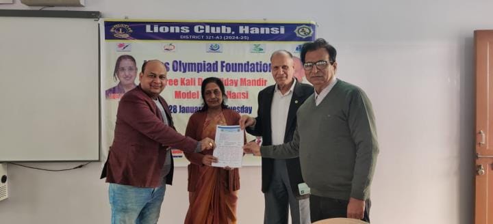 21 children took part in the first stage examination of Lions Club's Olympiad.