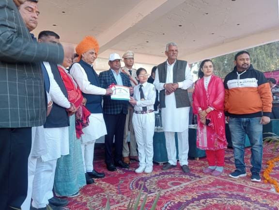 Princy Jhorda honored in subdivision level program