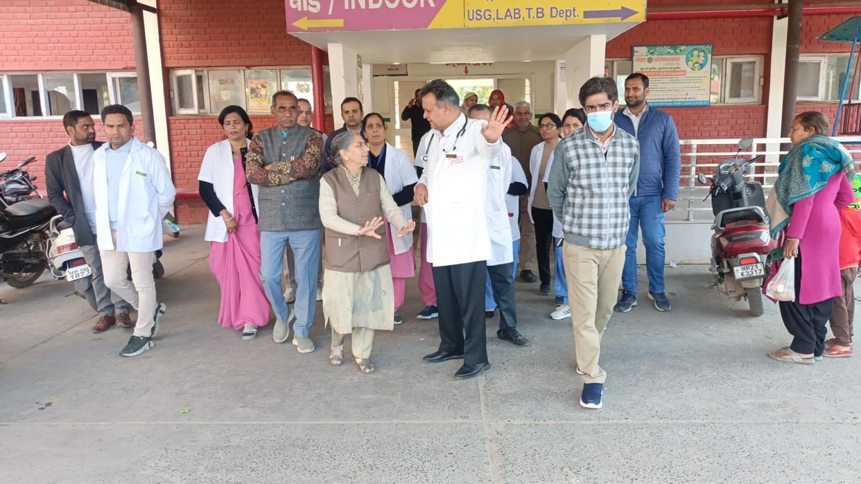 State level team inspected the district regarding the award of quality health services