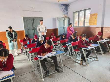 Six thousand 598 students took the Narayan Pratibha search exam.
