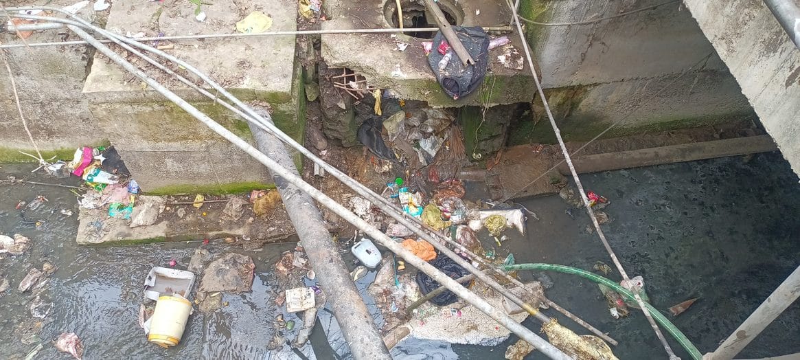 NAP Ghumarwin's claims exposed, drains covered with filth
