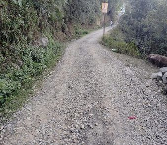 Tarring of 600 meter road could not be done even after two years