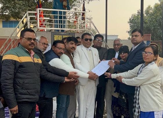 Solo hunger strike against the desecration of Ambedkar statue in Punjab