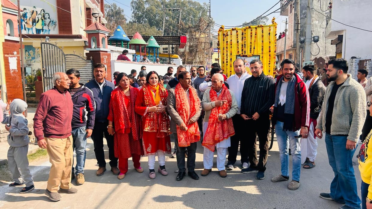 Procession taken out on the birth anniversary of Baba Lal Dayal