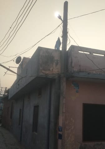 LED lights are available in three wards, while darkness is a problem in others