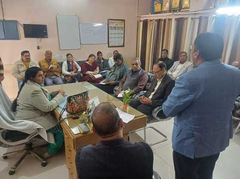 DPIU meeting held in Samagra Shiksha Abhiyan office