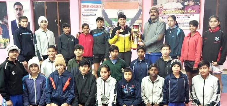 Khushi Hooda won gold in All India Inter University Kabaddi Championship