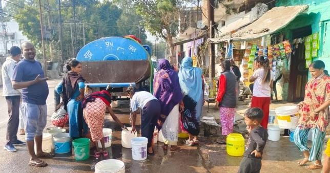 Water has not come in Bangalipura for three days