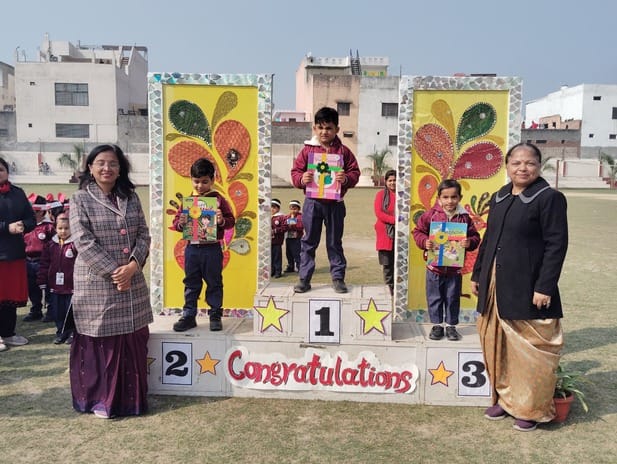 Children showed sports talent