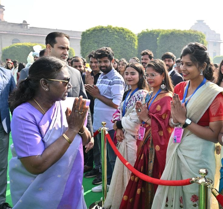 Aarti Saini met President Draupadi Murmu