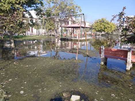 Vivekananda Park located in HUDA sector is in bad condition.
