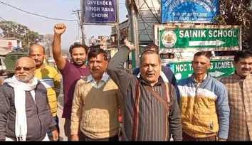 jammu, water problem, protest