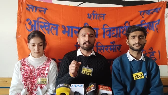 ABVP agitaion