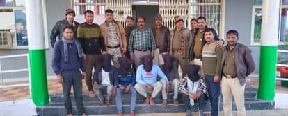 Police arrested the accused in the robbery case