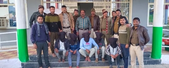 Police arrested the accused in the robbery case