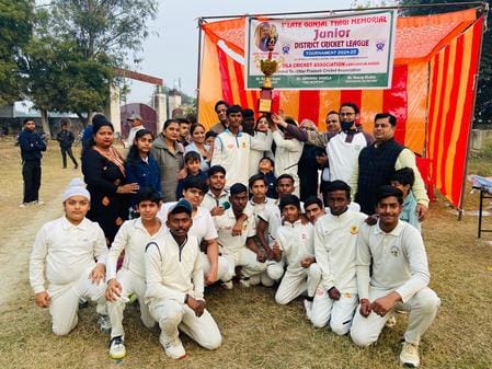 Lakhimpur Lions team won the cricket match by 10 runs
