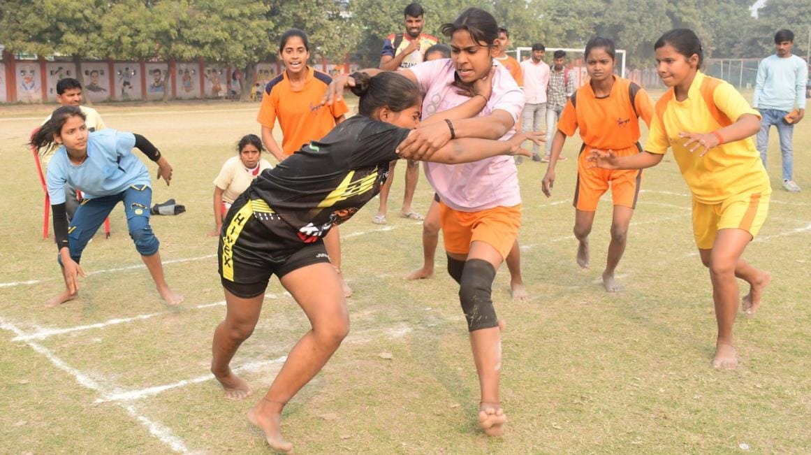 Showed strength in volleyball, javelin throw, kabaddi and running