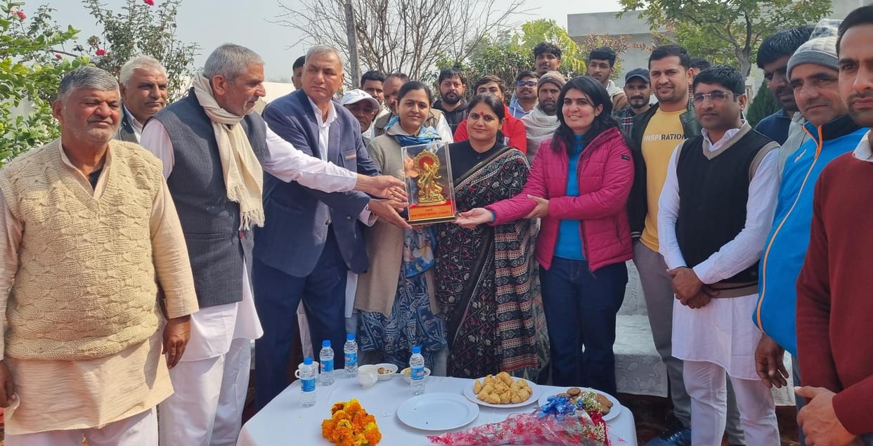 CBLU's Registrar Ritu Singh honored