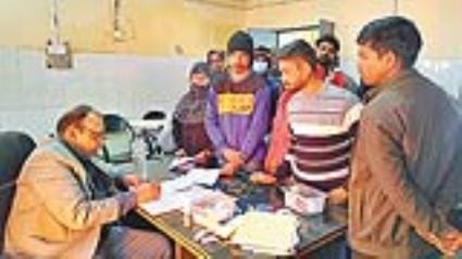 With the change in temperature, the number of patients suffering from cold, cough and fever increased