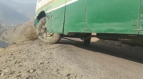 HRTC bus breaks down in Khegsu, bus breaks down in Nithar, Kullu