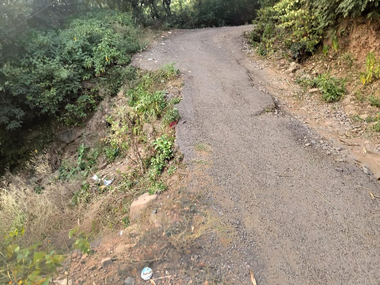Width of Road is Decreased